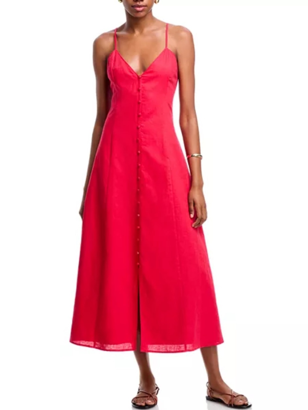 Paige Women’s Button-Front Slip Dress